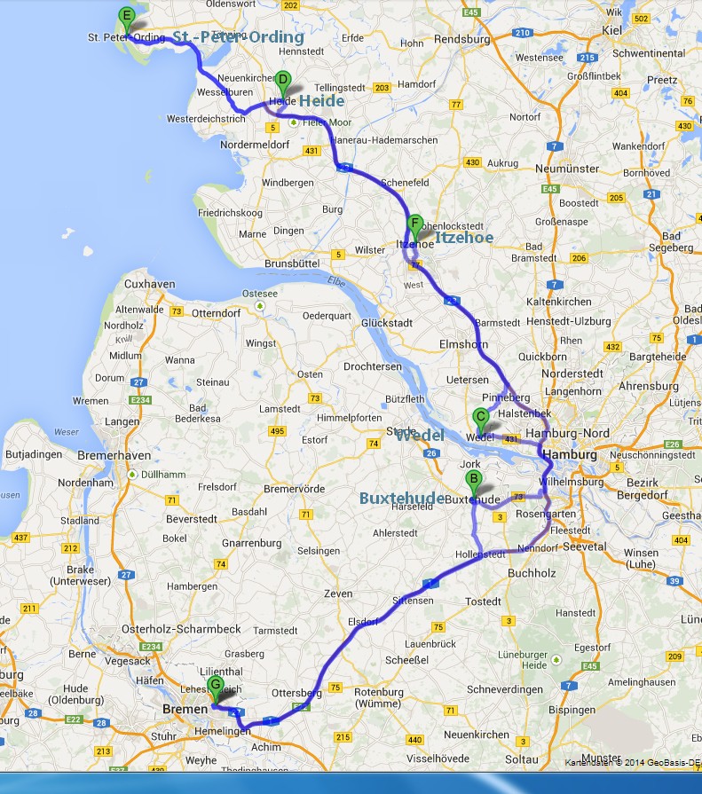 Tour 3 St.Peter-Ording - Wohnmobil